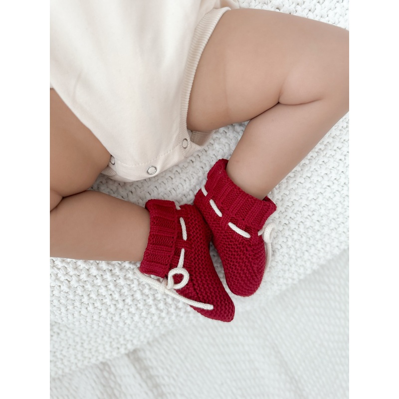 Luna + Luca Organic Booties – Holly