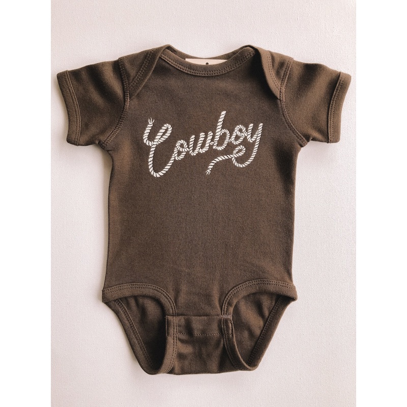 cowboy onesie|0-3M|3-6M|6-12M|12-18M