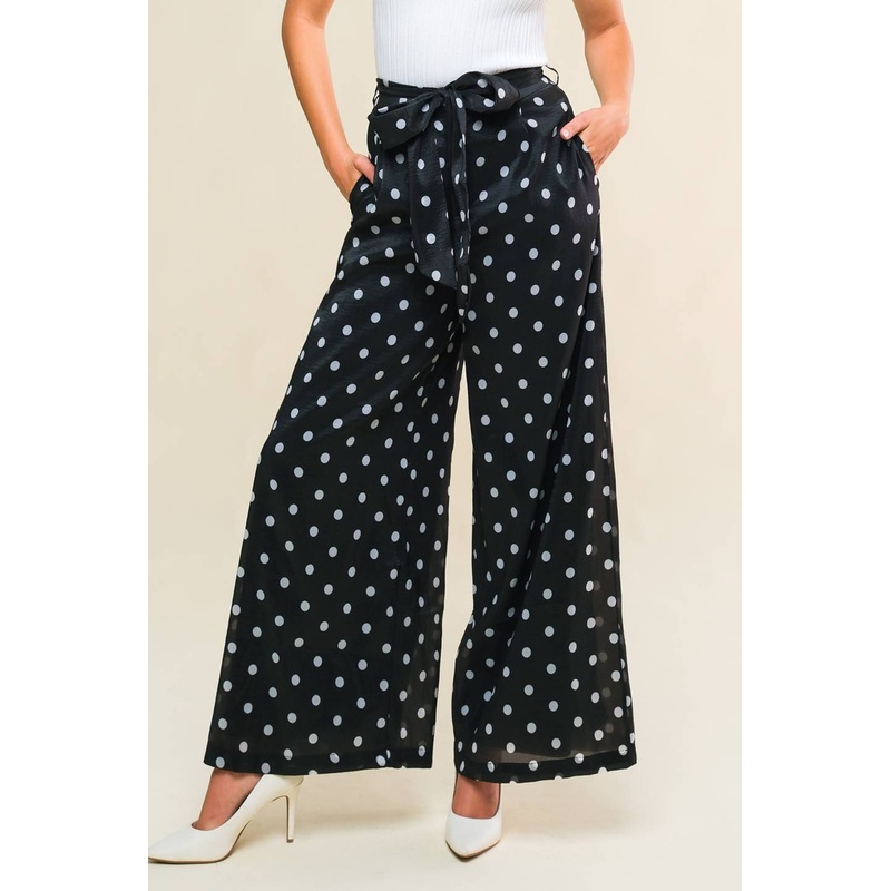 LIFE’S VICTORIES WOVEN PANTS|BLACK/WHITE|S|M|L