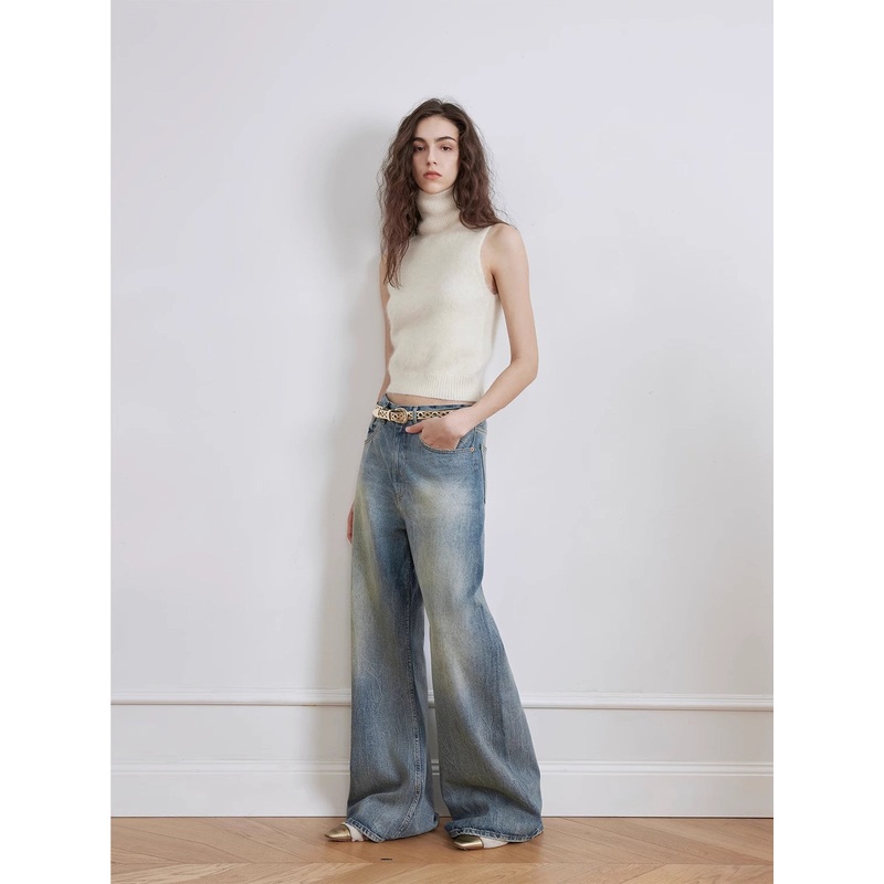 Magic Dream Wrinkled Jeans|S4-6|M8-10|L12-14