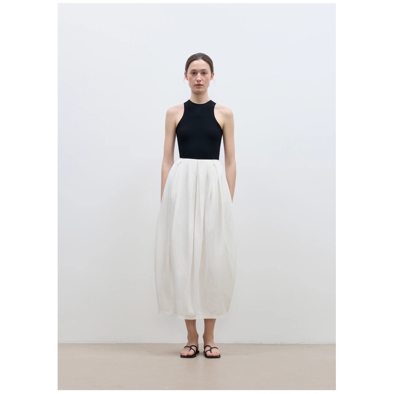 Peninsula Art Skirt|White|Light Khaki|S4-6|M8-10|L12-14
