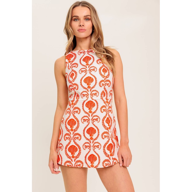 QUIET MORNING WOVEN SKORT|WHITE TOMATO|S|M|L