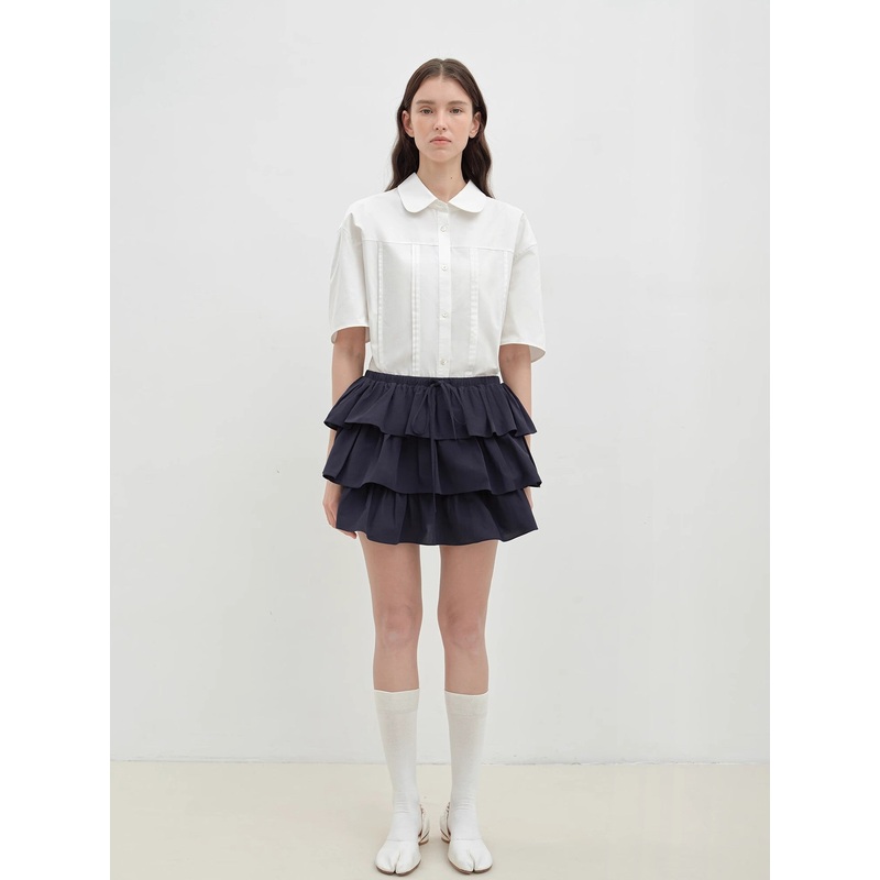 Sea Salt & Sugar Cotton Short-Sleeved Shirt