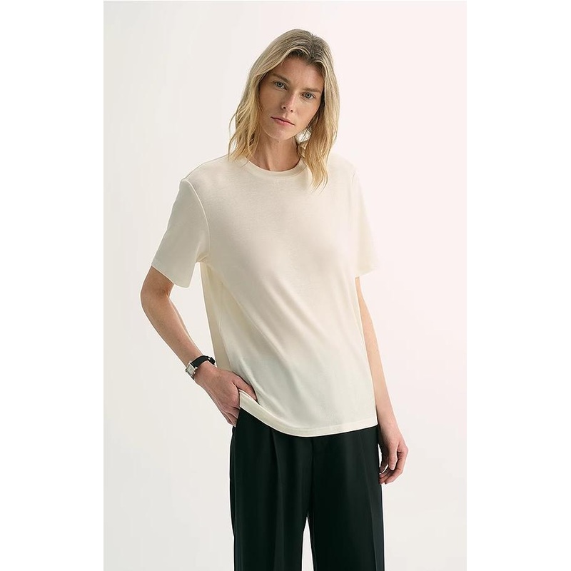 Soft Cloud 15.5mm Cashmere Loose Tee