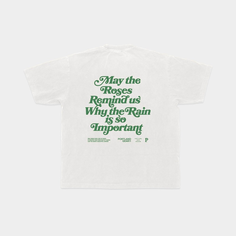 All-American Slogan Tee – Cement