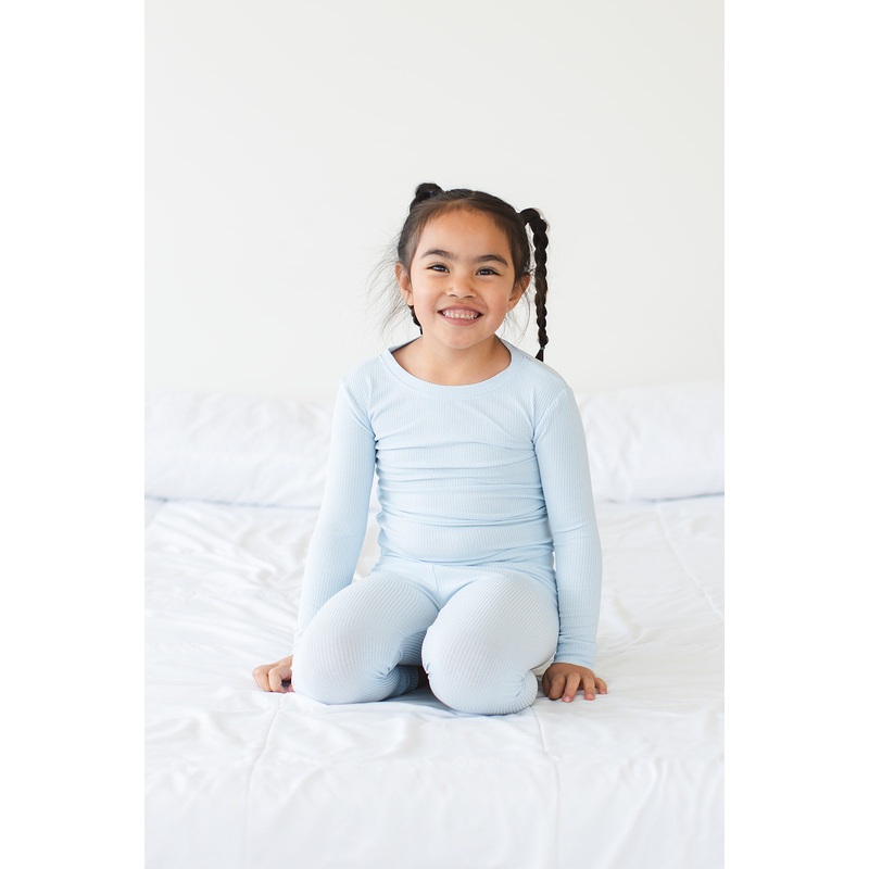 Baby Blue (ribbed) – Set|2T|3T|4T|5/6T|7/8|9/10