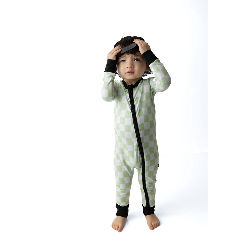 Green Checker – Zippy|0-3M (zippy)|3-6M (zippy)|6-12M (zippy)|12-18M (zippy)|18-24M (zippy)