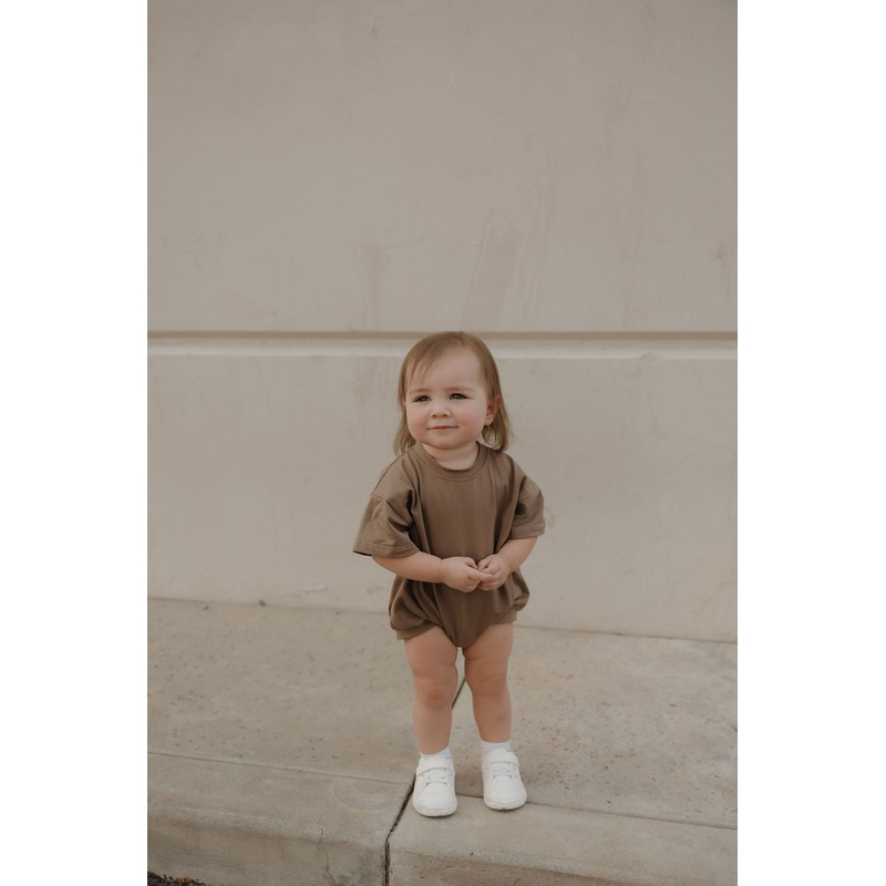 Short Sleeve Romper | Patina|Newborn|0-3 Months|3-6 Months|6-12 Months|12-18 Months|18-24 Months