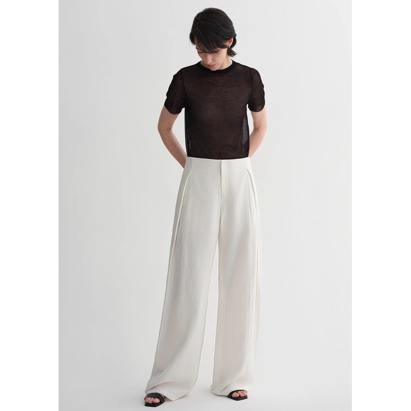 Summer Mulberry Silk Linen Pants