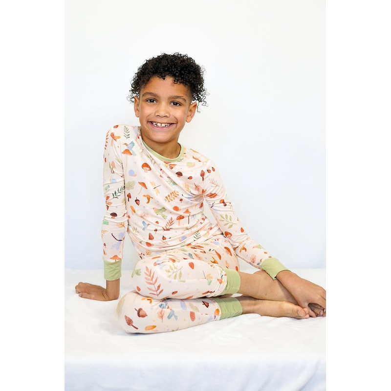 Whimsical Woodland | Two-Piece Bamboo Long Sleeve Toddler & Kids Pajamas