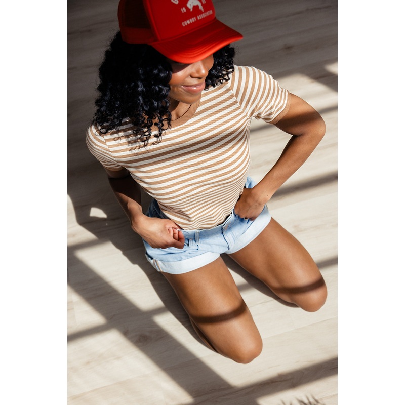 Amy Beth Striped Tee|Peru|S|M|L|XL