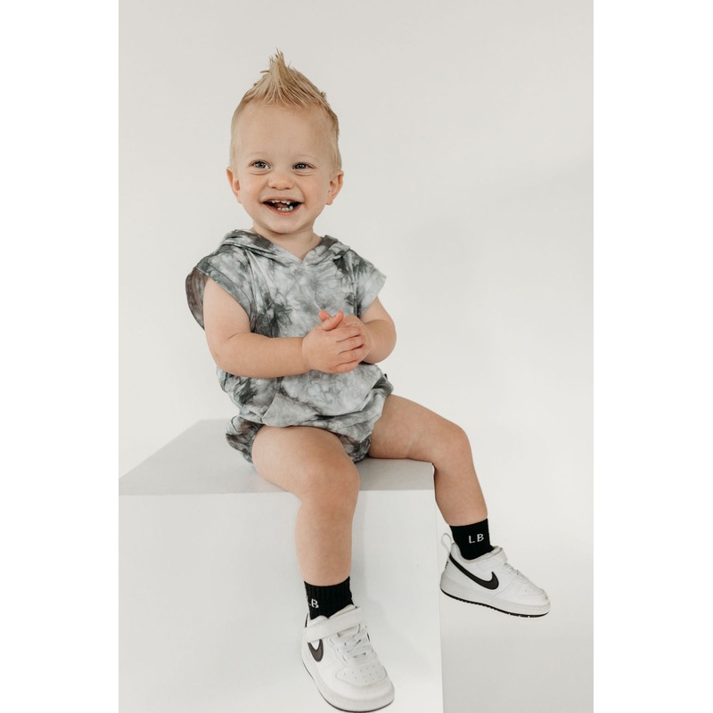BLACK ICE  TIE DYE  ROMPER|3/6m|6/12m|12/18m|18/24m