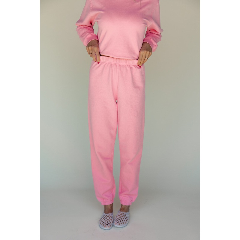 Pretty In Pink Sweatpants|Pink|S|M|L