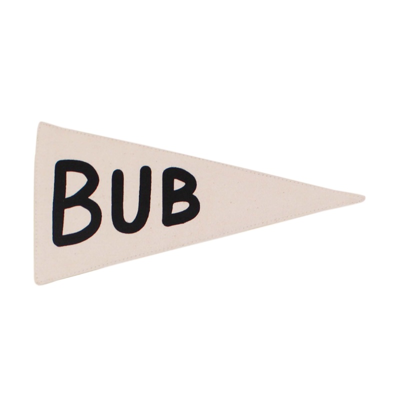 bub pennant|Natural|Black
