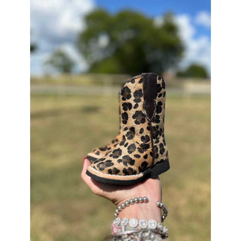 Leopard Sparkle Tanner Mark Boots