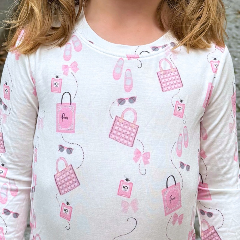 Paris In Pink Two-Piece Set|2T|3T|4T|5T|6T|7T