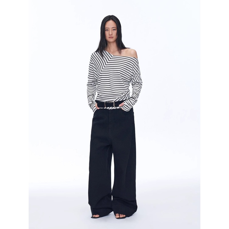 Picasso Lines T-Shirt|S4-6|M8-10|L12-14|White with black stripes|Black with white stripes