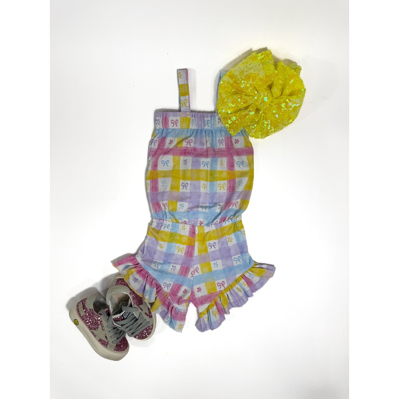 Plaid Shortie Jumper|0/3 months|3/6 months|6/12 months|12/18 months|18/24 months|2t|3t|8/9|10/12