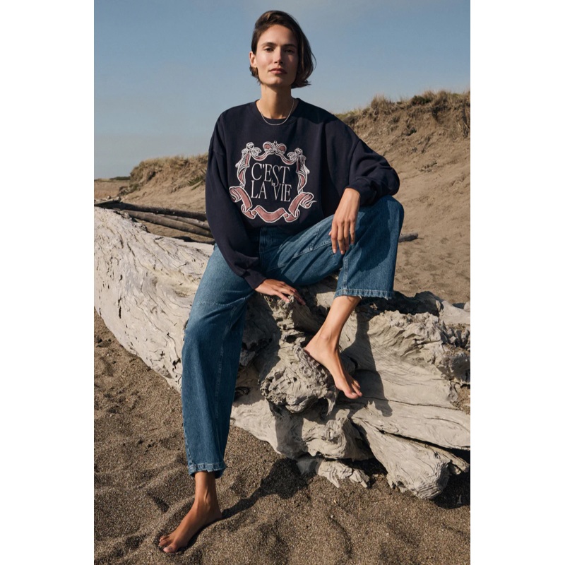 La Vie Sunday Sweatshirt|Eclipse (Navy Blue)|XS|S|M|L|XL