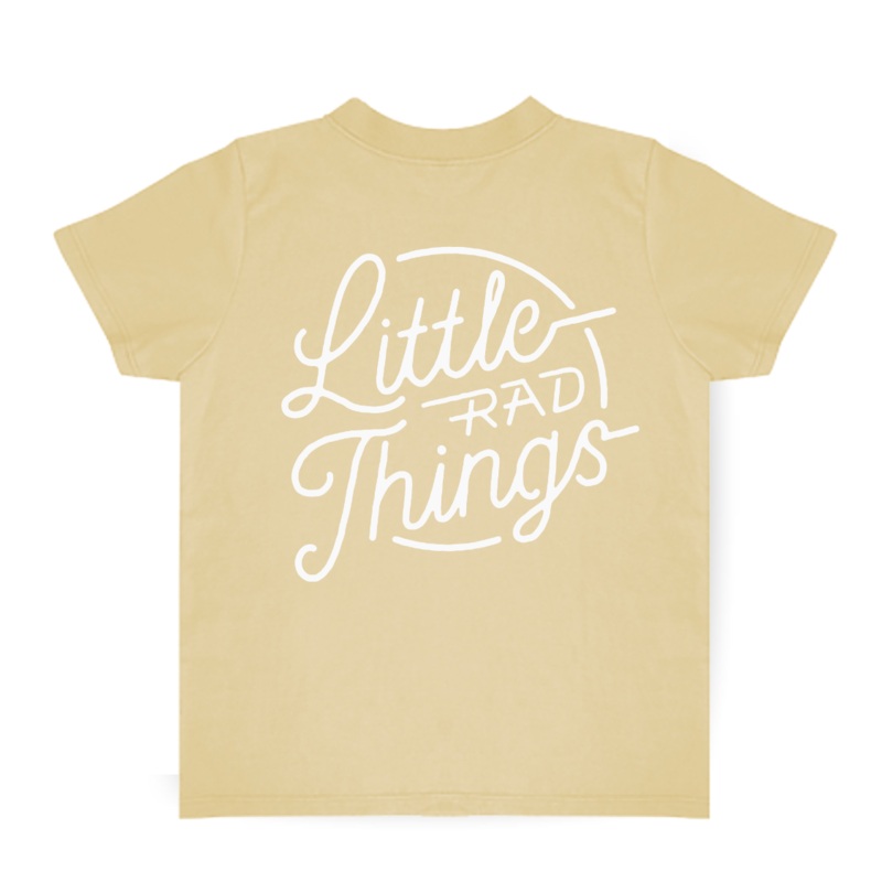 [LIMITED EDITION] RAD CIRCLE LOGO TEE – BUTTER