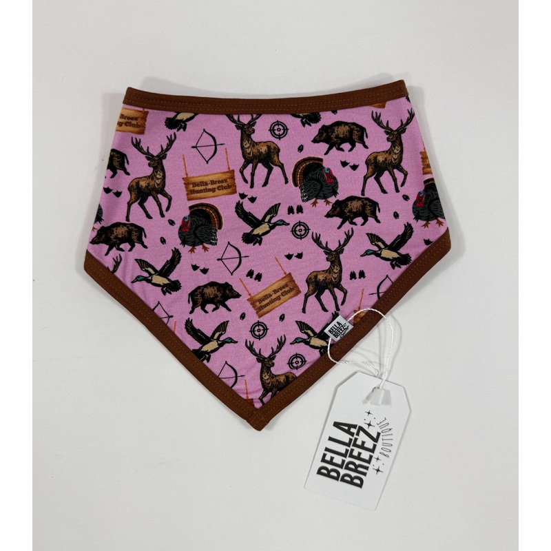 PINK Bella-Breez Hunting Club Bamboo Bib