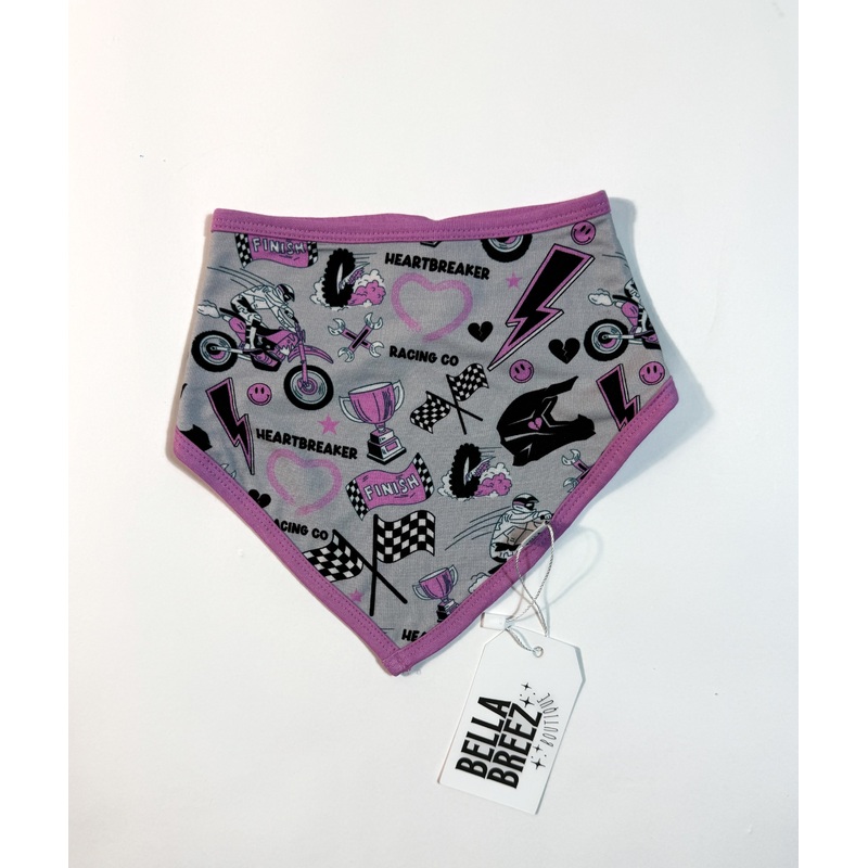 PINK Heartbreaker Racing Co Bamboo Bib