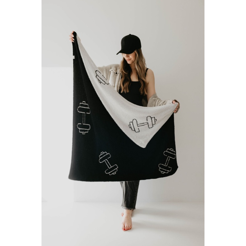 Plush Blanket | Arm Day|Baby 45×45|Adult 55×75