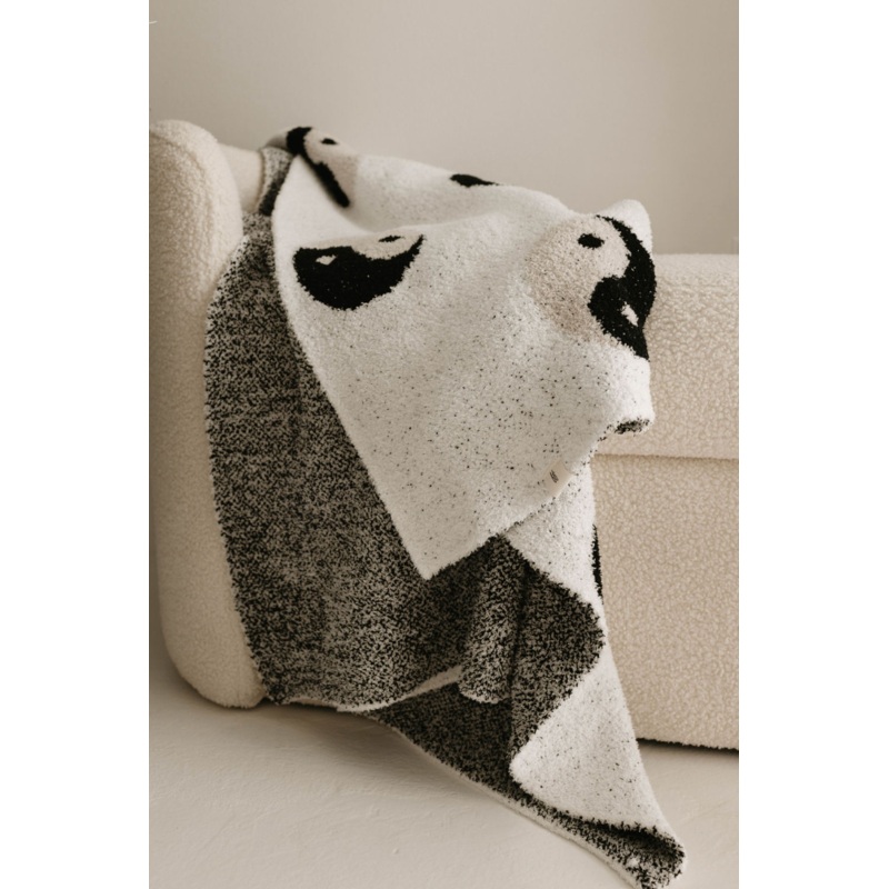 Plush Blanket | Black & White Yin Yang