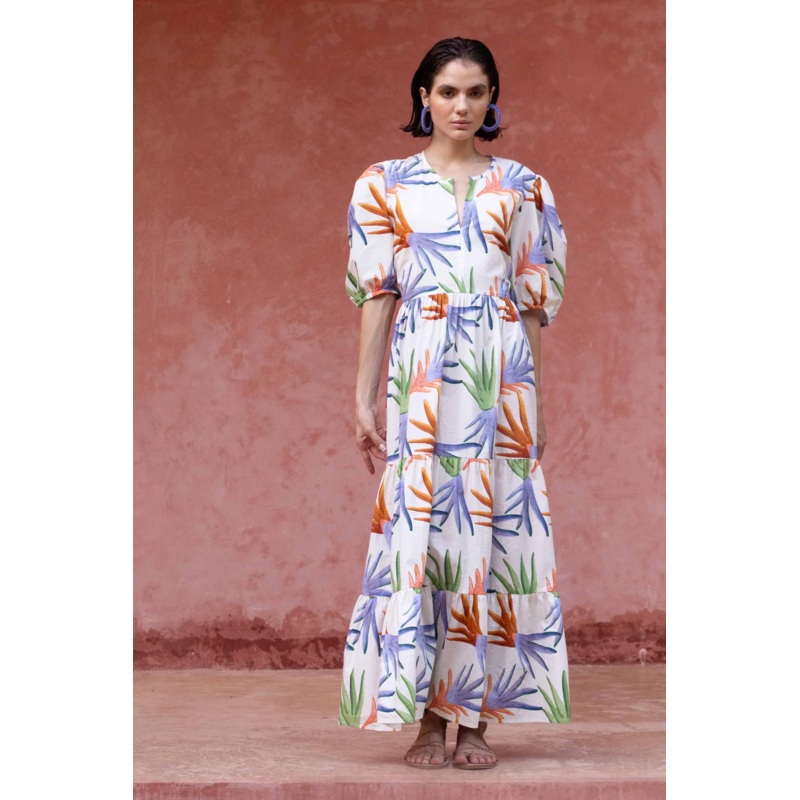 Puff Sleeve Maxi|Fortuna Green|S|M|L|XL