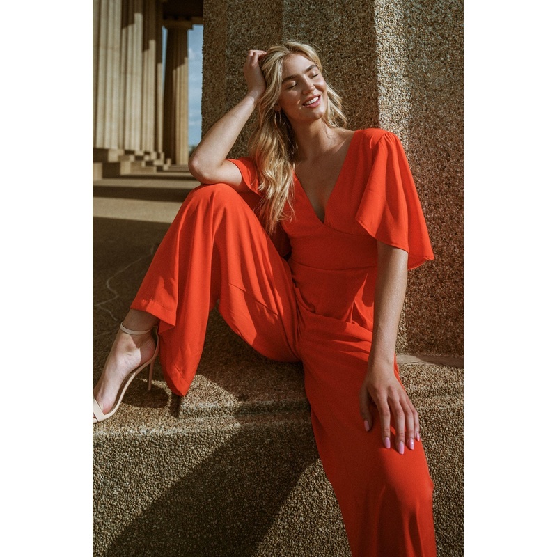 RAISED ON PROMISES STARS WOVEN JUMPSUIT