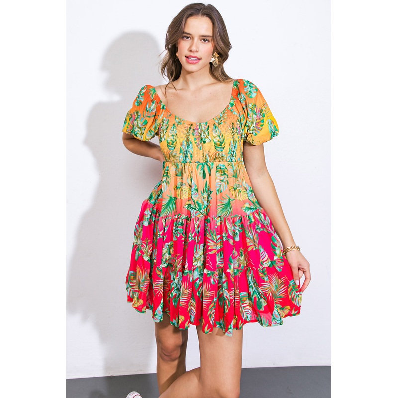 ROAD TO NASHVILLE WOVEN MINI DRESS