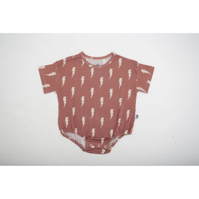 Rust Bolts Oversized Bamboo Romper