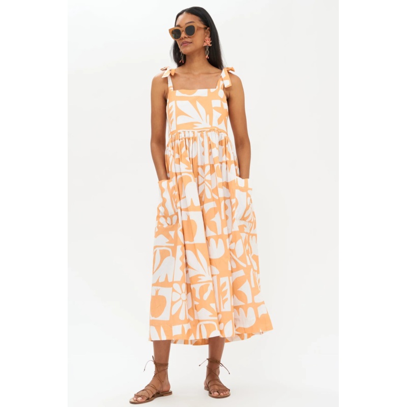 Tie Strap Pocket Dress|Twiggy Camel|S|M|L|XL