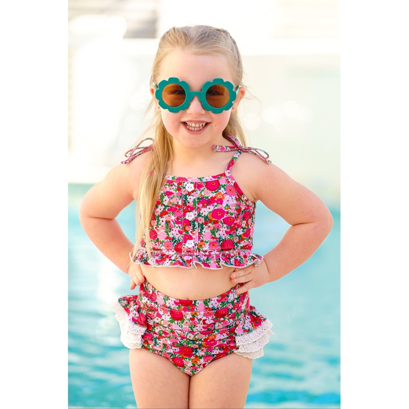 Island Petals High Waisted Bikini