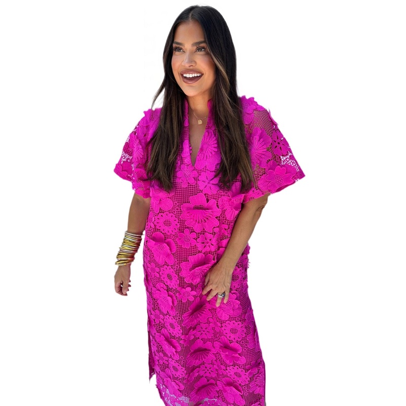Leighton Magenta Maxi Dress|XS|S|M|L|XL|Pink