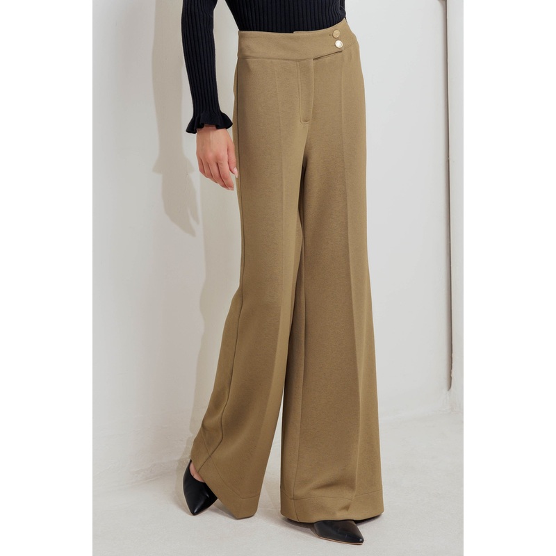 RUNWAY TO REALWAY KNIT PANTS|MOCHA|S|M|L