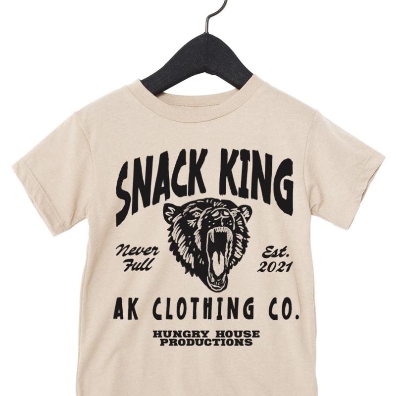Snack king-Graphic tee|6M|12M|18M|2T|3T|4T|5T|YSM|YM