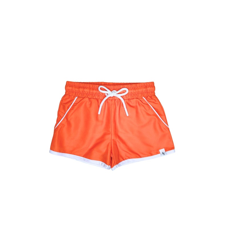 Tangerine Swim Shorts|6m|12/18m|2T|3T|4T|5Y|6Y|7Y|8Y|10Y|12Y|14/16Y