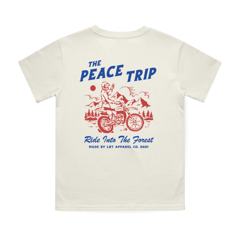 THE PEACE TRIP TEE – VINTAGE CREAM