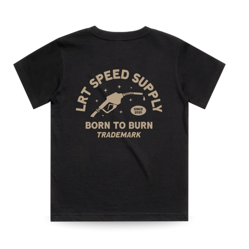 THE SPEED SUPPLY TEE – BLACK|12/18M|18/24M|2/3T|3/4T|5/6T|7/8Y|9/10Y