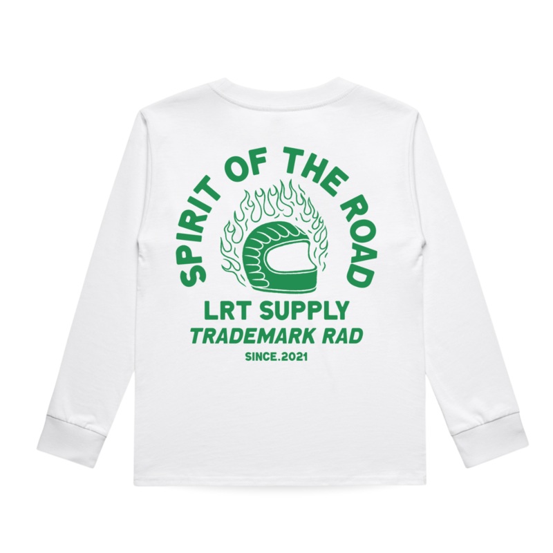 THE SPIRIT RIDER LONG SLEEVE TEE – WHITE