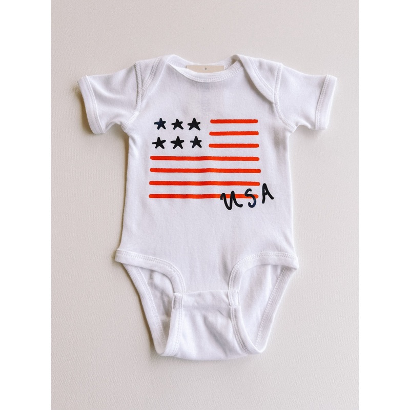 usa onesie|0-3M|3-6M|6-12M|12-18M