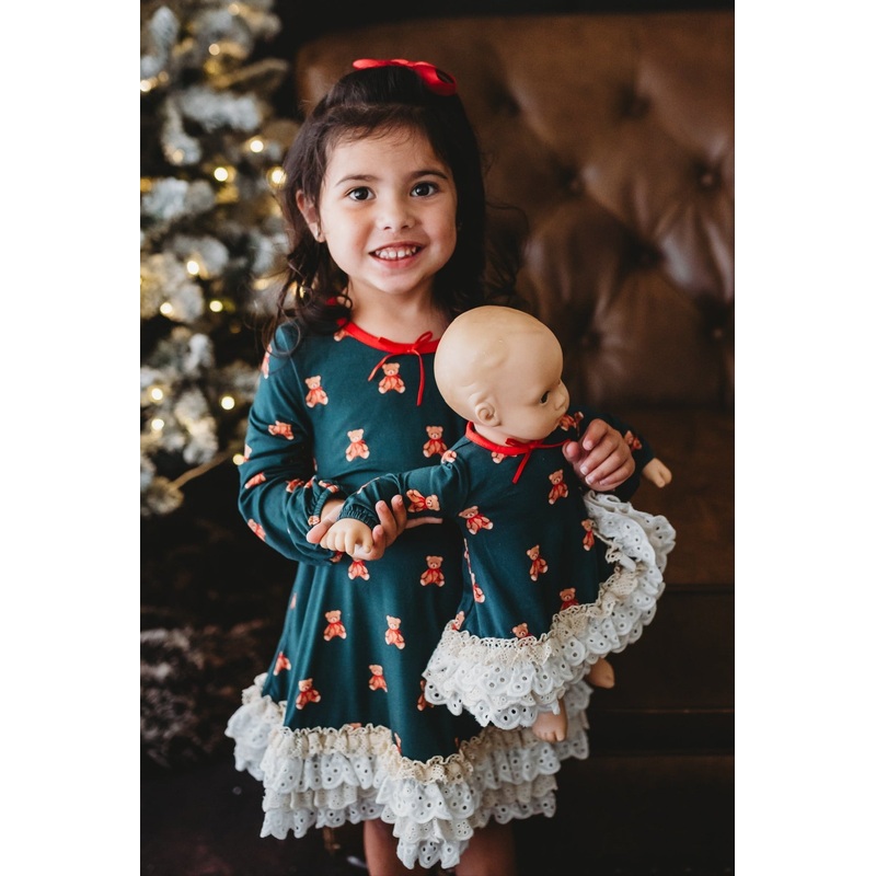 *PREORDER* Beary Merry Gown and Bloomers
