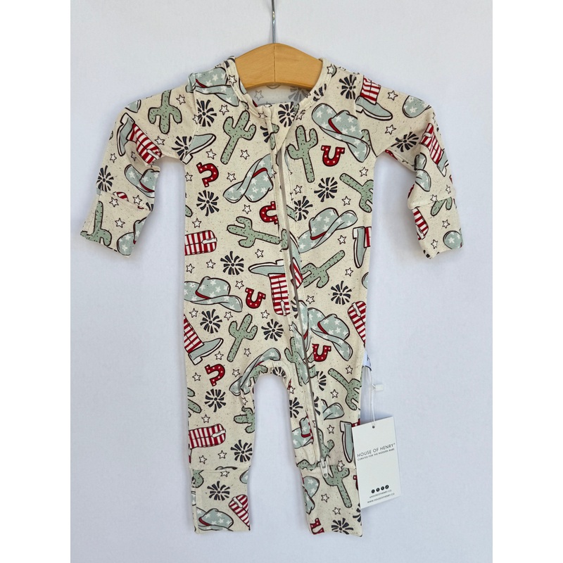 American Rodeo Loveralls|Newborn|0-3 months|3-6 months|6-12 months|12-18 months|18-24 months