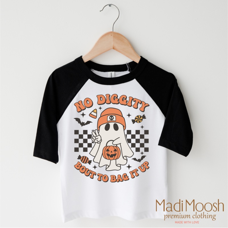 No Diggity About To Bag It Up Trick Or Treat Shirt – Halloween Shirt