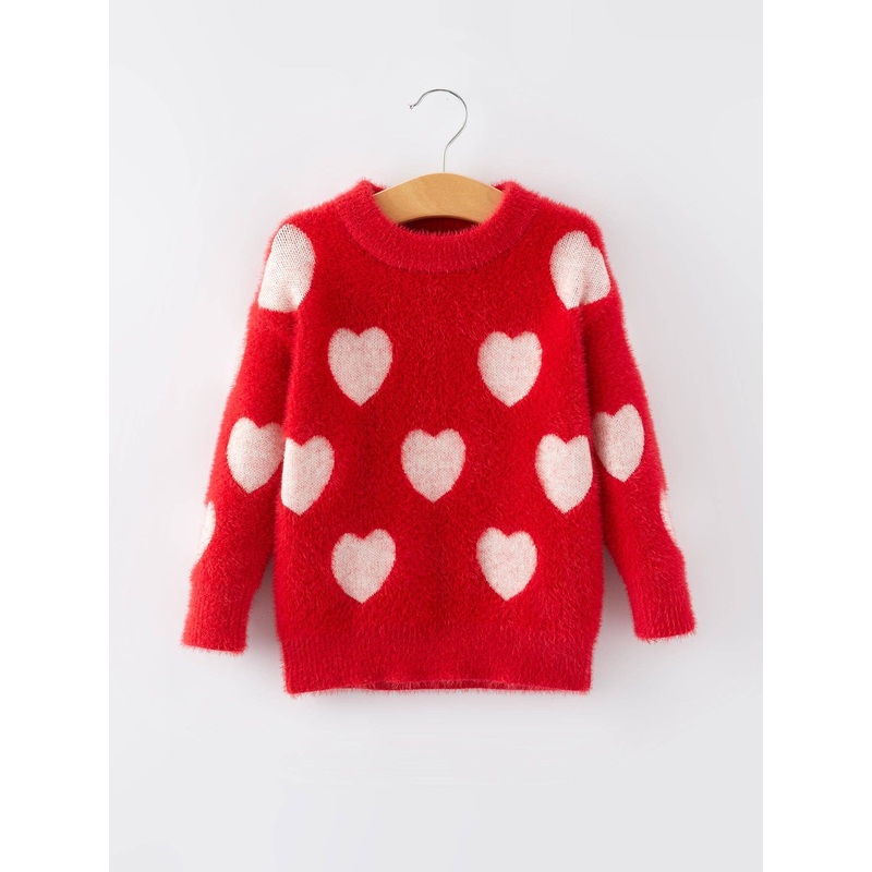 Valentine’s Day Girls Pullover Sweater