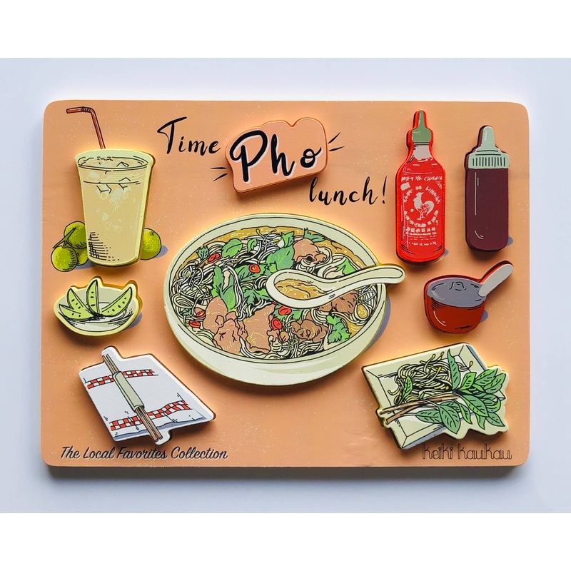 Vietnamese Pho Wooden Puzzle