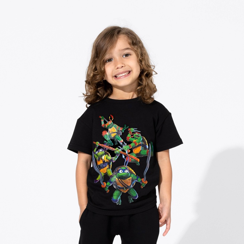 TMNT Mutant Mayhem Obsidian Black T-Shirt