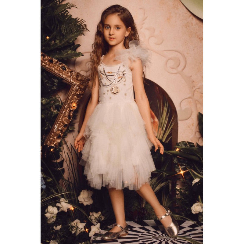 Adorable Layered Tulle Tutu Girl Dress