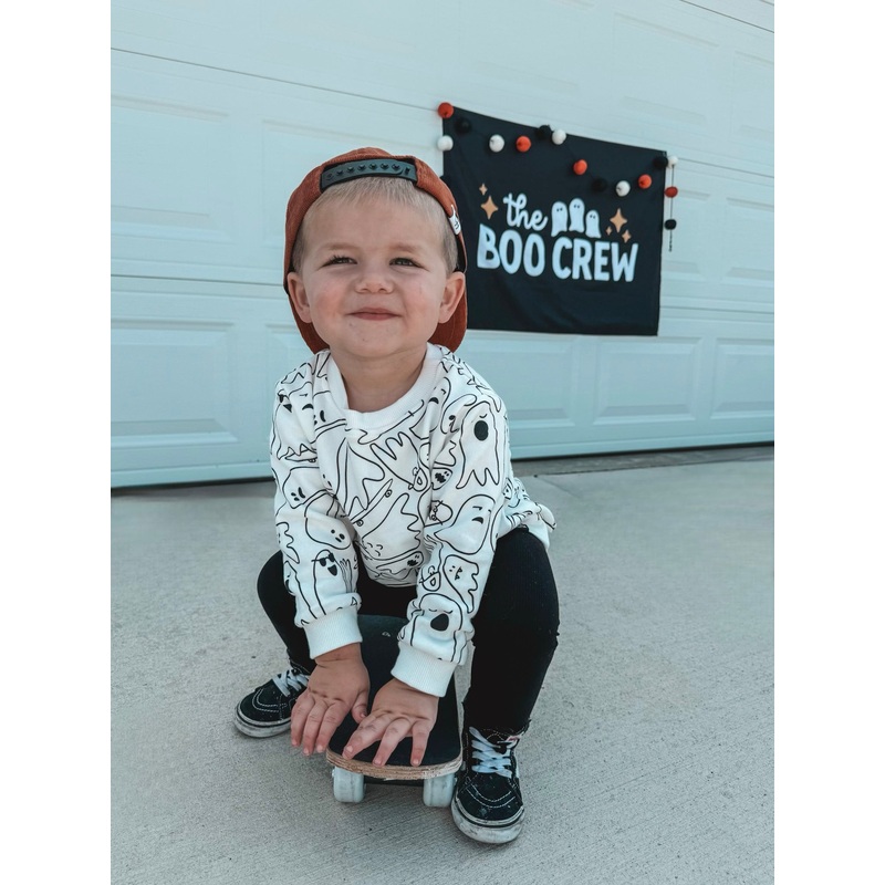 Ghost CrewneckPRE ORDER|6/12M|12/18M|18/24M|2T|3T|4T|5T
